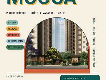 AP 37m� com su�te e varanda na Mooca ? HIS 1 e HIS 2