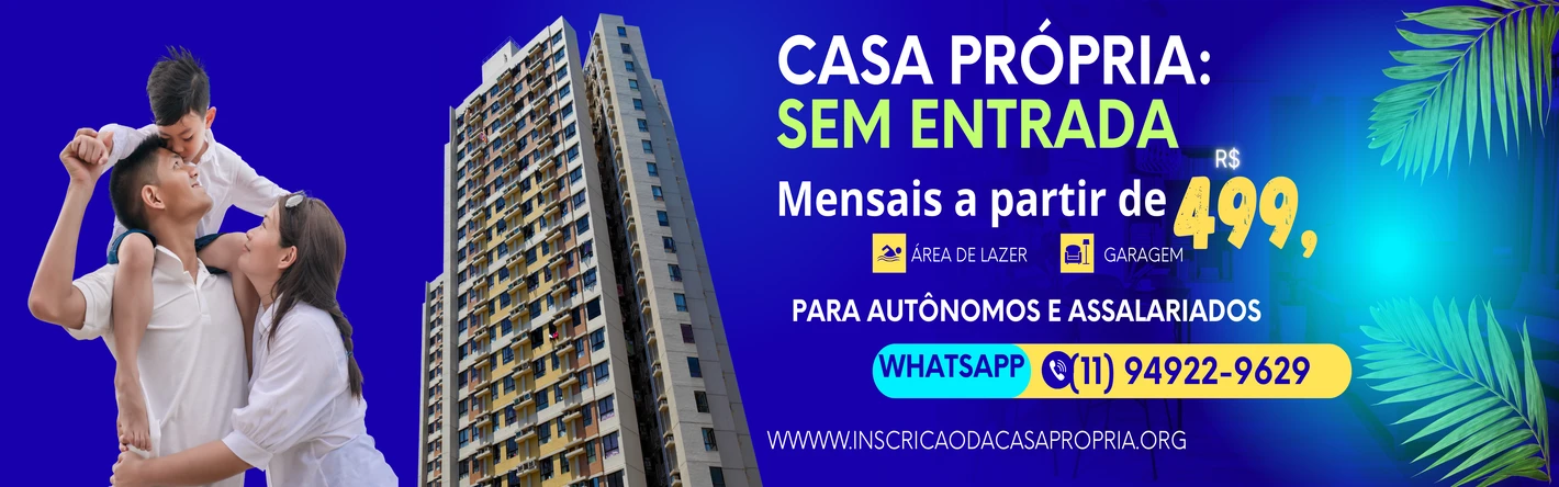 Casa pr�pria: Sem entrada